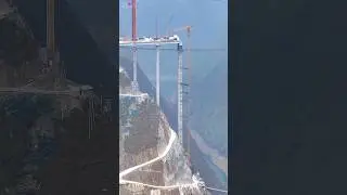 WORLD CLASS CANYON ARCH BRIDGE || GUNIU RIVER BRIDGE Anpan Expressway #bridge #civilengineering