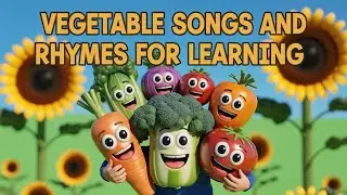 Kids Learning Songs | Learn English and Vegetable Names with Fun Veggie Rhymes