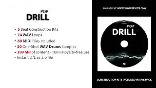 POP DRILL (Uk Drill\Sample Pack) by SHOBEATS