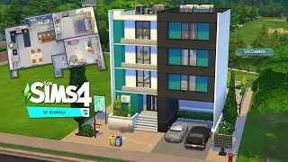 Bloque de Apartamentos 🏠🔑 Los Sims 4 Se Alquila ~ Speed build