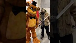 Freddy Fazbear goes to a Horror Convention #fnaf