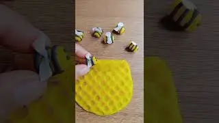 make beehive with clay😀😀 #short #amazing #honey #bees