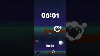 Cool Timer (No Sound, No Music) | Sheep Night 4K