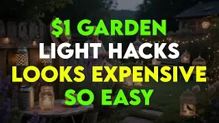 20 Peaceful Garden Lighting Hacks with Recycled Items | Easy DIY Outdoor Lights for Seniors