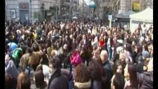 Delirio a Piazza Vanvitelli