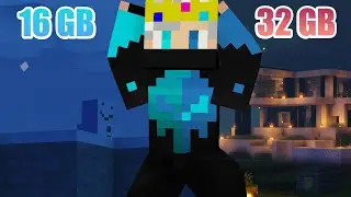 MINECRAFT 16GB RAM VS 32GB RAM | Comparison With Shaders! 😨