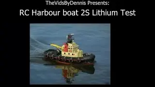 RC Harbour Boat 2S Lithium Test | TheVidsByDennis
