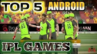 Top 5 New Ipl cricket games of 2018 for android ✌ Same as DBC 17 !! Ultra HD 4k graphics