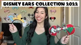 MY HUGE DISNEY EARS COLLECTION 2022!! (small shops + disney parks/shopdisney)