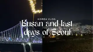 a quiet vlog in Busan and Seoul I cafe hopping I nice views I eating