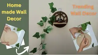 wall decor ✨💫@home#zero cost #easy #walldecor#trending walldecor#meshofind#pintrestinspired #recycle