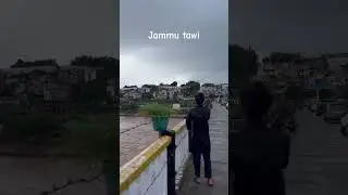 🌧️ Heavy Rain in Jammu | Tawi River Rising | Flood Alert 2025