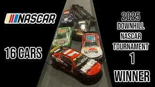 2025 NASCAR Diecast Downhill Racing Tournament!
