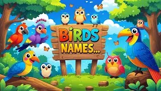 Birds | Pre School | Learn English Words (Spelling) Video For Kids and Toddlers