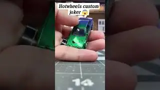 hot wheels custom ,joker diecast 1:64,hot wheels custom Diecast skala 1:64
