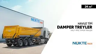 24 m³ Havuz Tipi Damper Treyler | Ölçü Tanıtım Videosu