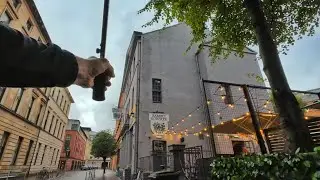 Walking Glasgow's Old Merchant City In The Pouring Rain 4K UHD