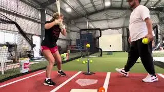 Julia Carter 2025 - Hitting inside pitch work - September 2024