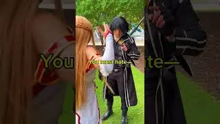 I hate your idea of a harem 🤬 #asuna #kirito #swordartonline #sao #anime   #cosplay #shorts