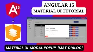 MAT-DIALOG | Multiple Modal popup in  same component |angular material UI  | Nihira Techiees