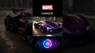 AI IMAGINED WHAT MARVEL DC X-MEN SUPER HERO CARS WOULD LOOK LIKE. #marvel #xmen #dccomics #ai #4k