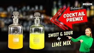 How to Make the Perfect Sweet and Sour Mix and Lime mix for Cocktails
