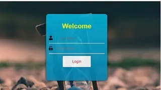 #html-tutorial | How to create Responsive login form with transparent background using html and css