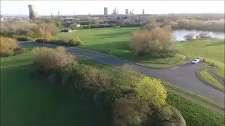 quadcopter footage of belasis business park in Billingham