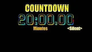 20 Minute Countdown Timer (Colorful Original Design)