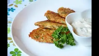 🙀You've never eaten such incredibly Jerusalem artichoke & carrot fritters!You'll want them more&more
