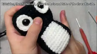 MYC02 Owl-4   How to crochet the owl's main body 2