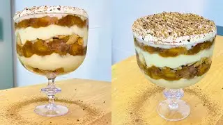 RECEITA BANANA PUDDING - PAVÊ DE BANANA CARAMELIZADA - leite maltado piraquê