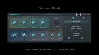 PhazeVerb #RDGAudio AU VST3 First Look Physically Modelled Chorus Reverb