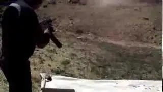1 gun,200 rounds,2 calibers, 53 sec