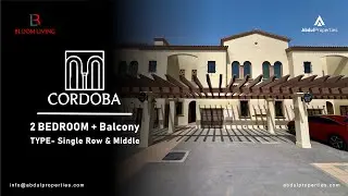2 Master BR | Mid & Single Row | Balcony | Cordoba-Bloom Living@AbdulProperties#cordoba #bloomliving