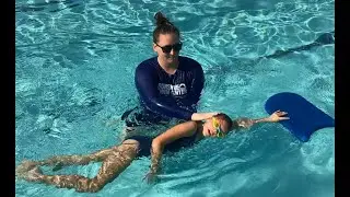 Sunshine Swim Center- Freestyle on board Sunfish Level