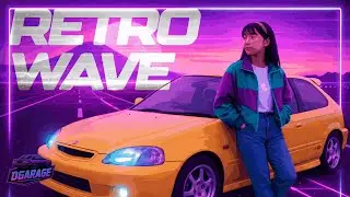 Honda Civic EK9 Type R 90s Song &mdash; Synthwave Retrowave Night Drive |Dgarage