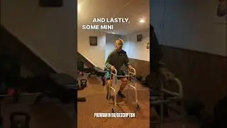 Упражнения с ходунками для пожилых людей. Сила💨 #шорты #фитнесдляпожилых #тренировкаснизкойударно...