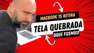 Tela quebrada quase sem conserto - Macbook Pro 15 Retina #macbook #reparoapple #assistenciaapple