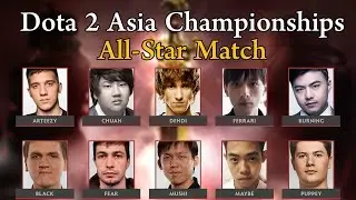 Dota 2 Asia Championships 2015 : All-Star Match English Commentary