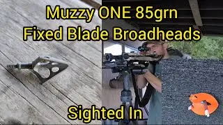 Арбалет пристрелян с наконечниками Muzzy ONE с фиксированным лезвием по 85 гривен!!!!