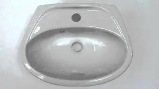 ALFI brand AB106 White Rounded Porcelain Wall Mount Bathroom Sink Basin