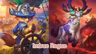 Рандом это не только Весело но и Сильно. Геймплей Абилка Роги.Hearthstone Отголоски Бесконечности