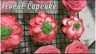 How to Make Floral Cupcake Using Whipped Cream