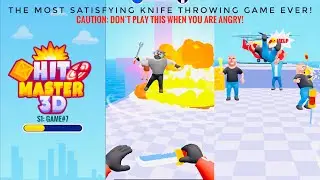 Satisfying Knife Throwing Gameplay - Hit Master 3D - Satisfying Games on iOS & Android - S1:Game#7