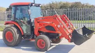 Kioti NX6010 4WD Complete With KL 156 Loader, Bucket, Spare Set of Agric Wheels & Tyres