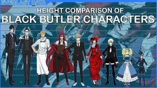 Size Comparison of Black Butler Characters