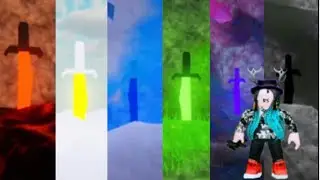 Showing you where all 6 hidden swords are in Treasure Quest Roblox
