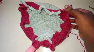 Ruffle hat 🤠 loadings.....#subscribemychannel #crochettutorial 