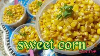 Masala Sweet Corn ll Snack Time And Healthy Recipe ll NIKHATH'S KITCHEN